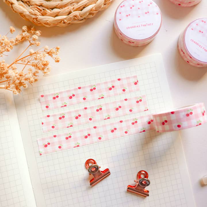 Washi Tape - Fantasía de Cerezas para venta al por mayor de BlossomBujo Store