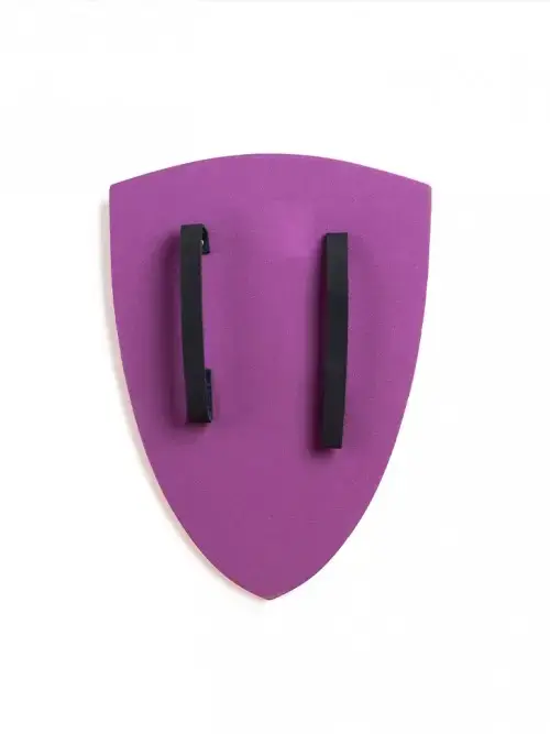 KALID MEDIEVAL - Wholesale Klassiek speelgoed - Kinderen - SCHILDSCHUIM SOFTIK BLAUW MET LEEUW - ST7495