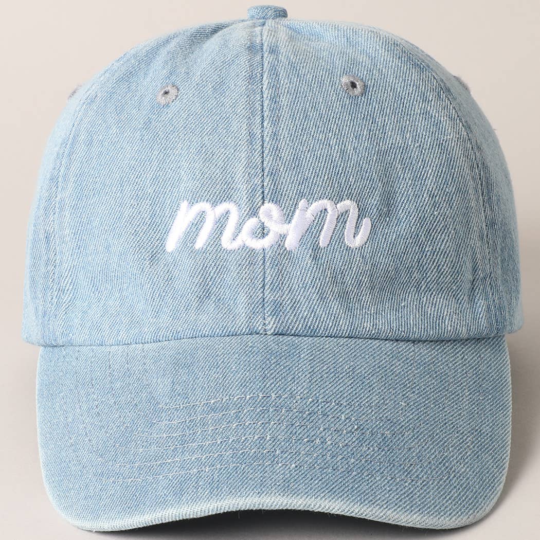 Fashion City – wholesale Baseball cap – Women's – Mom Text Embroidery Match with Dad Mini Caps 8