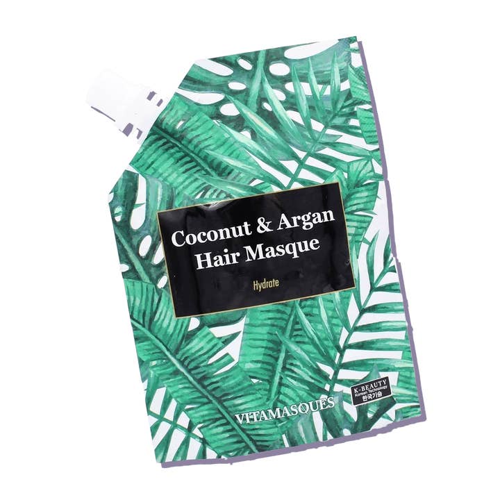 COCONUT & ARGAN HAIR MASQUE for wholesale by Vitamasques US