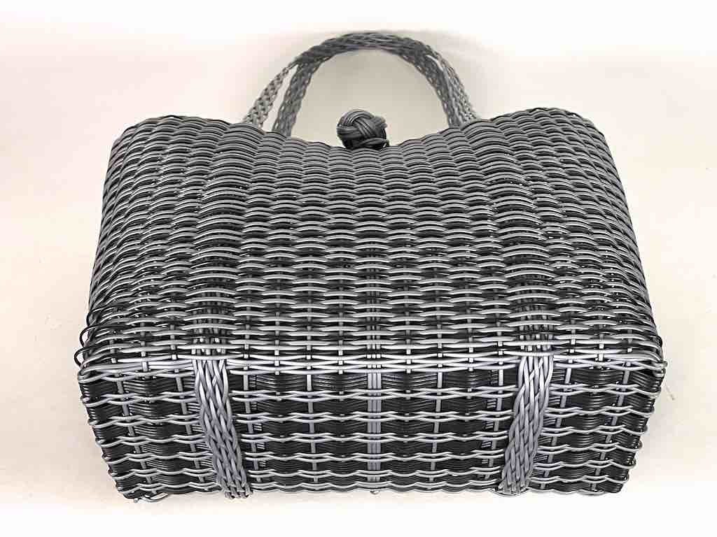 The Niger Bend - Vente Tote bag – femme - Fourre-tout en plastique recyclé tissé profond avec fermeture - El Salvador6