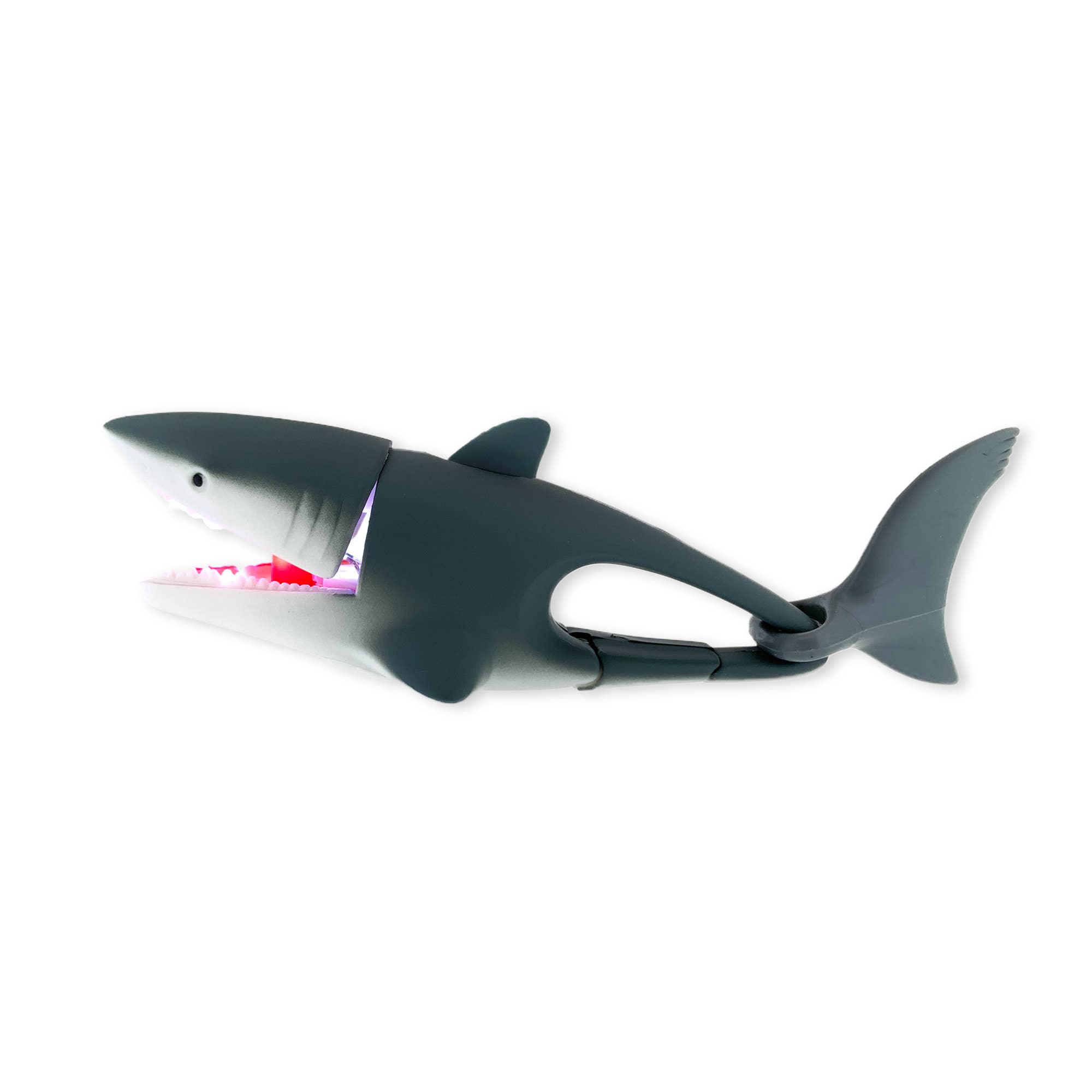 Big Discoveries / Sun Co. - Wholesale Light-Up Toy - Kids & Baby - LifeLight Animal Carabiner Flashlight - Shark1