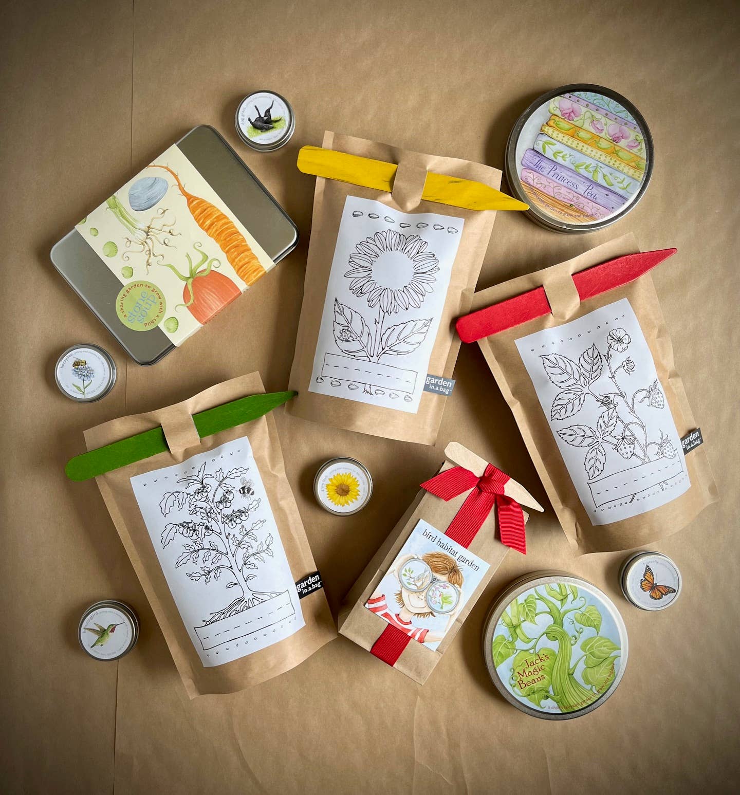 Potting Shed Creations, Ltd. - Wholesale Plant Seeds - Kids Garden in a Bag | Sunflower | Spring Gift | Best Seller5