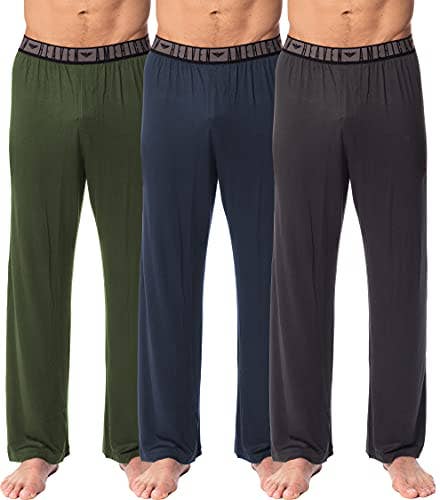 I-Wear Brands - Vendita all'ingrosso Pantaloni sportivi/da jogging loungewear - Uomo - Confezione da 3 pantaloni da salotto da uomo ultra morbidi e leggeri