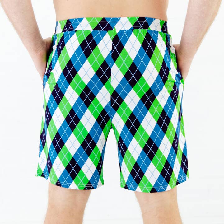 Dreamiere - Wholesale Sleepwear Bottom - Men's - Perfect By Par Golf Men's Bamboo Sleep Shorts