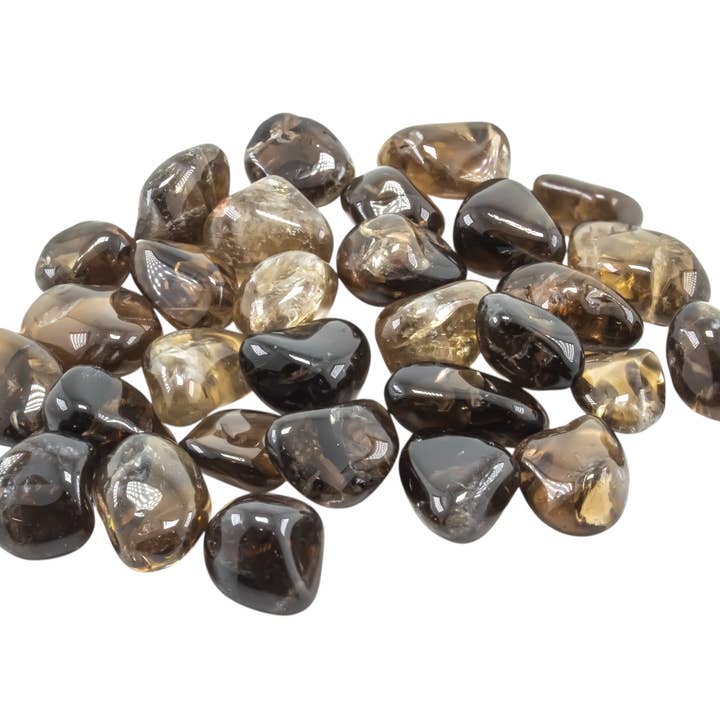 Quasar Gems USA - Wholesale Spiritual stone/crystal - Smoky Quartz Tumbled 20-30mm 1Kg-2lbs2