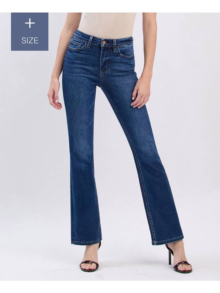 PETIT SOLEIL JEAN BOOTCUT TAILLE HAUTE GRANDE TAILLE T5351-P en vente sur Faire