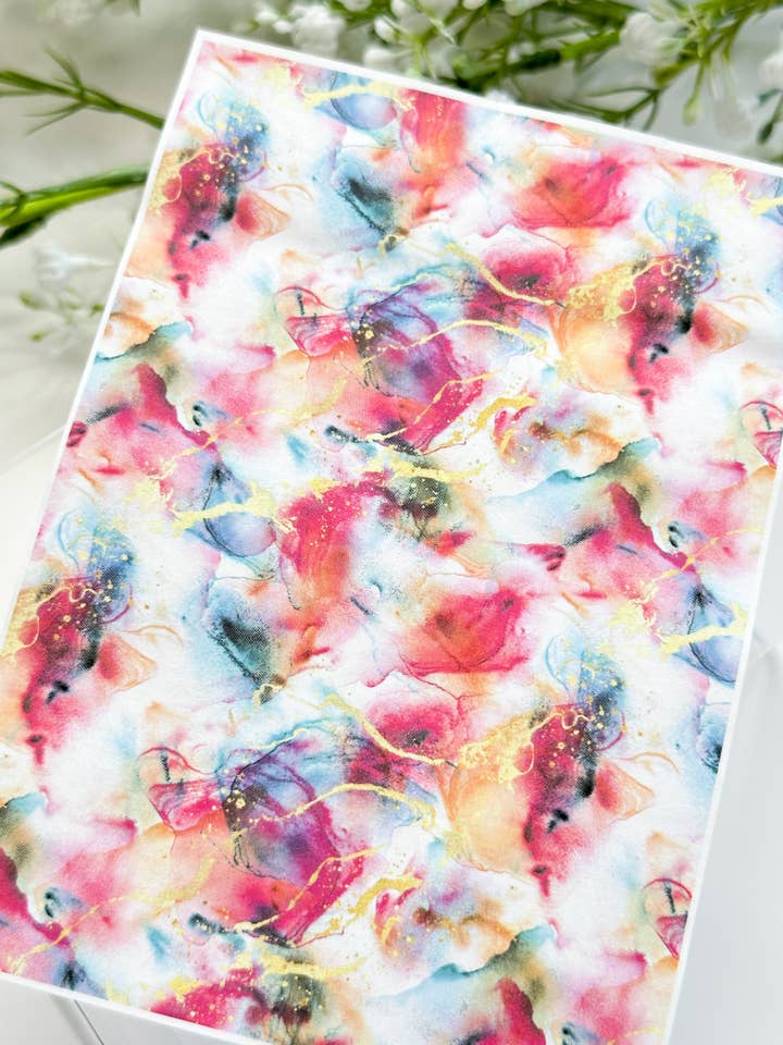 Transfer Paper 399 Marble Colorful | Image Water Transfer for wholesale by Tera Clay