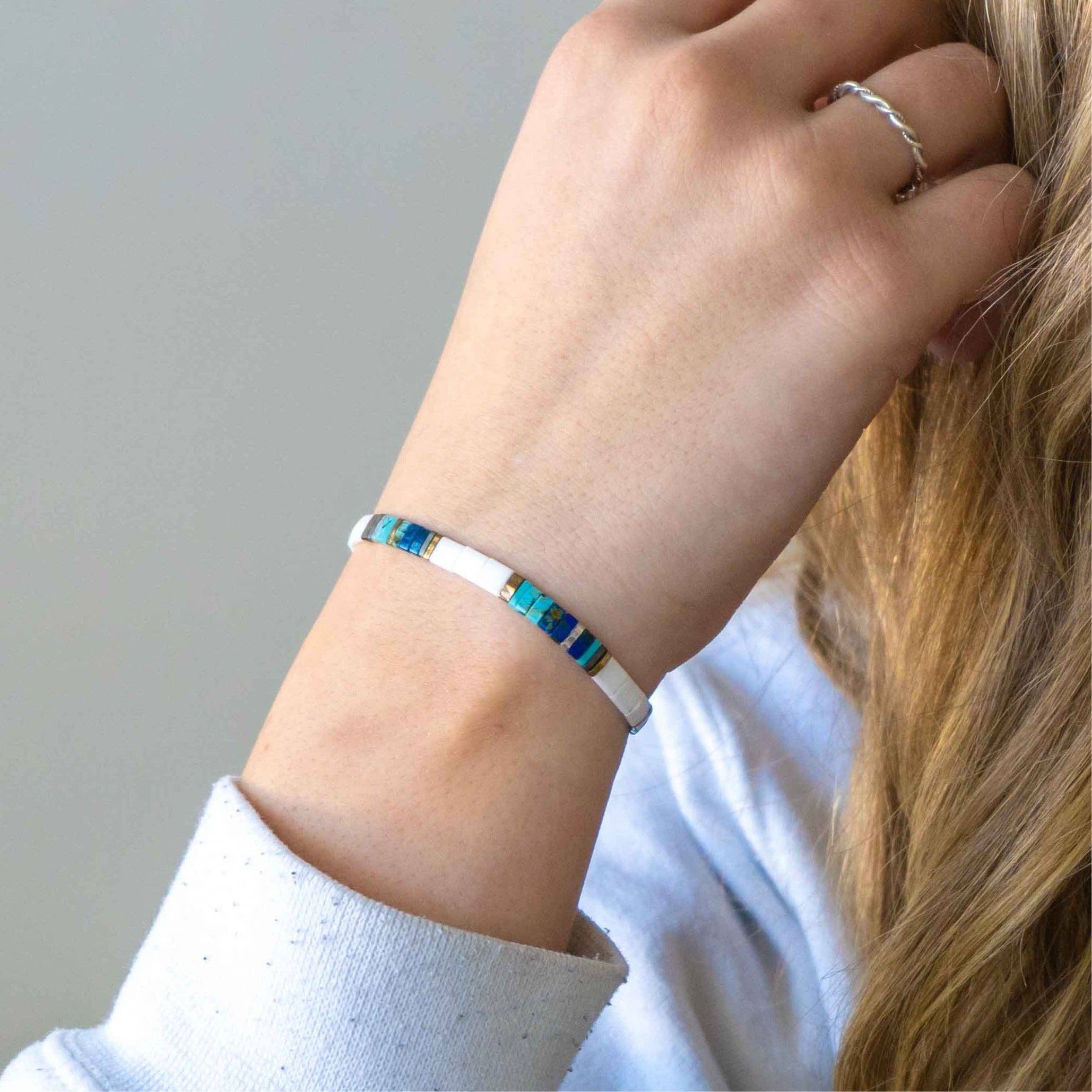 Mack & Rex - Vente Bracelet de perles - SHORES OF MAINE - Bracelet en perles Tila | Unique4