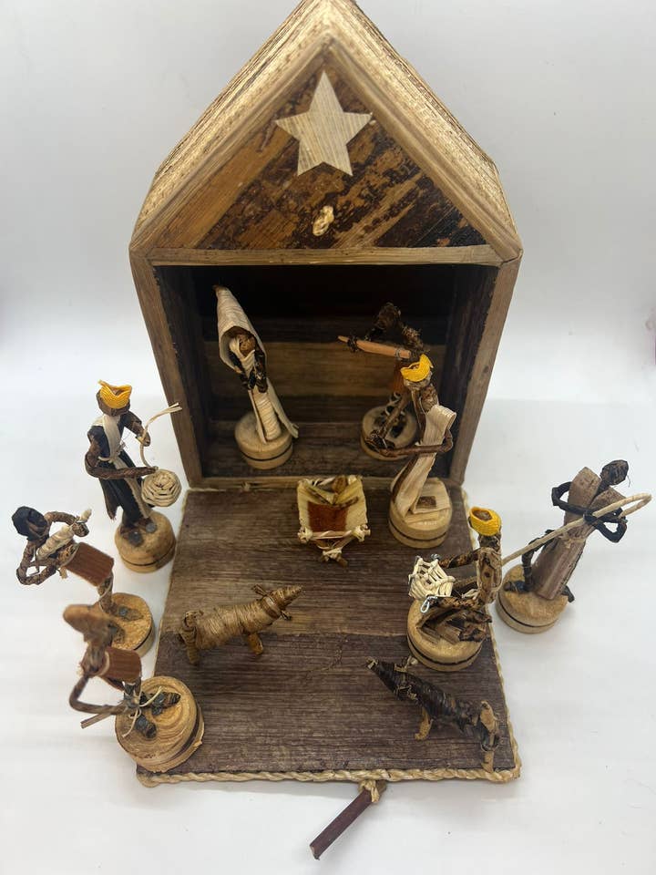Handmade Nativity Set for wholesale by Her Best Foot Forward