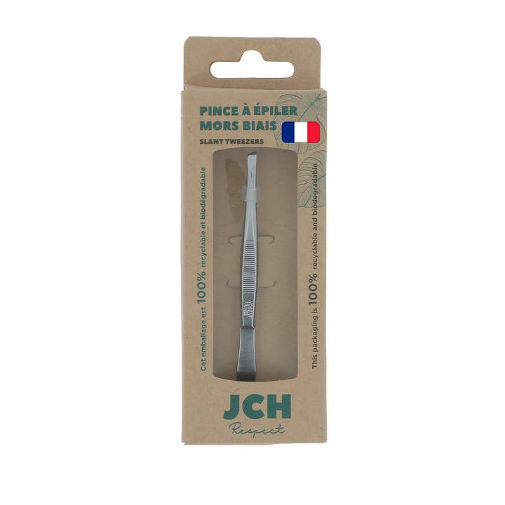 JCH Respect - Wholesale Eyebrow Razor/Shaper - French tweezers bias jaws2