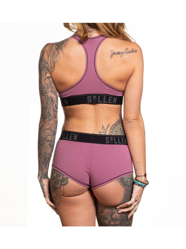 WISTFUL MAUVE Buttery Bralette for wholesale on Faire