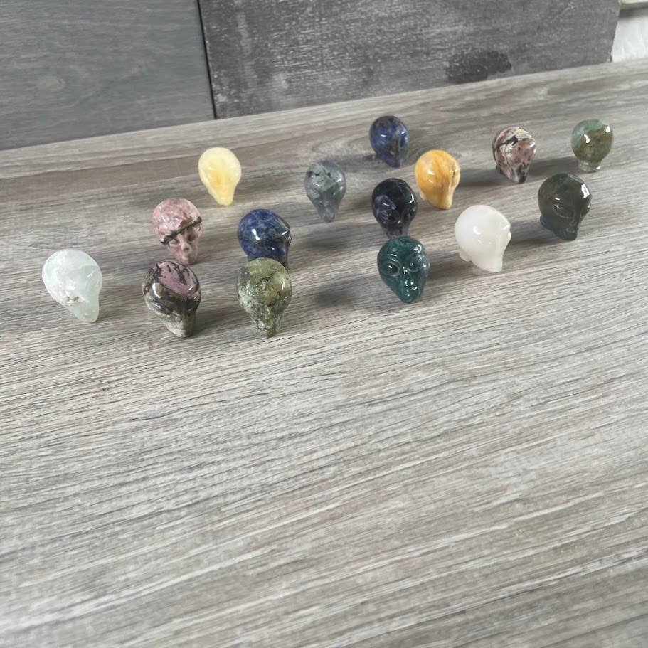 Keystone Crystals - Wholesale Spiritual Stone/Crystal - Assorted Gemstone Skull Figurines – Crystal Carvings in Bulk16