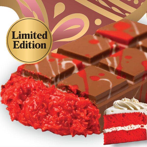 Showcase - Wholesale Chocolate Bar - Dubai Chocolate Bar Red Velvet by Oasis Treasures FLASH SALE2