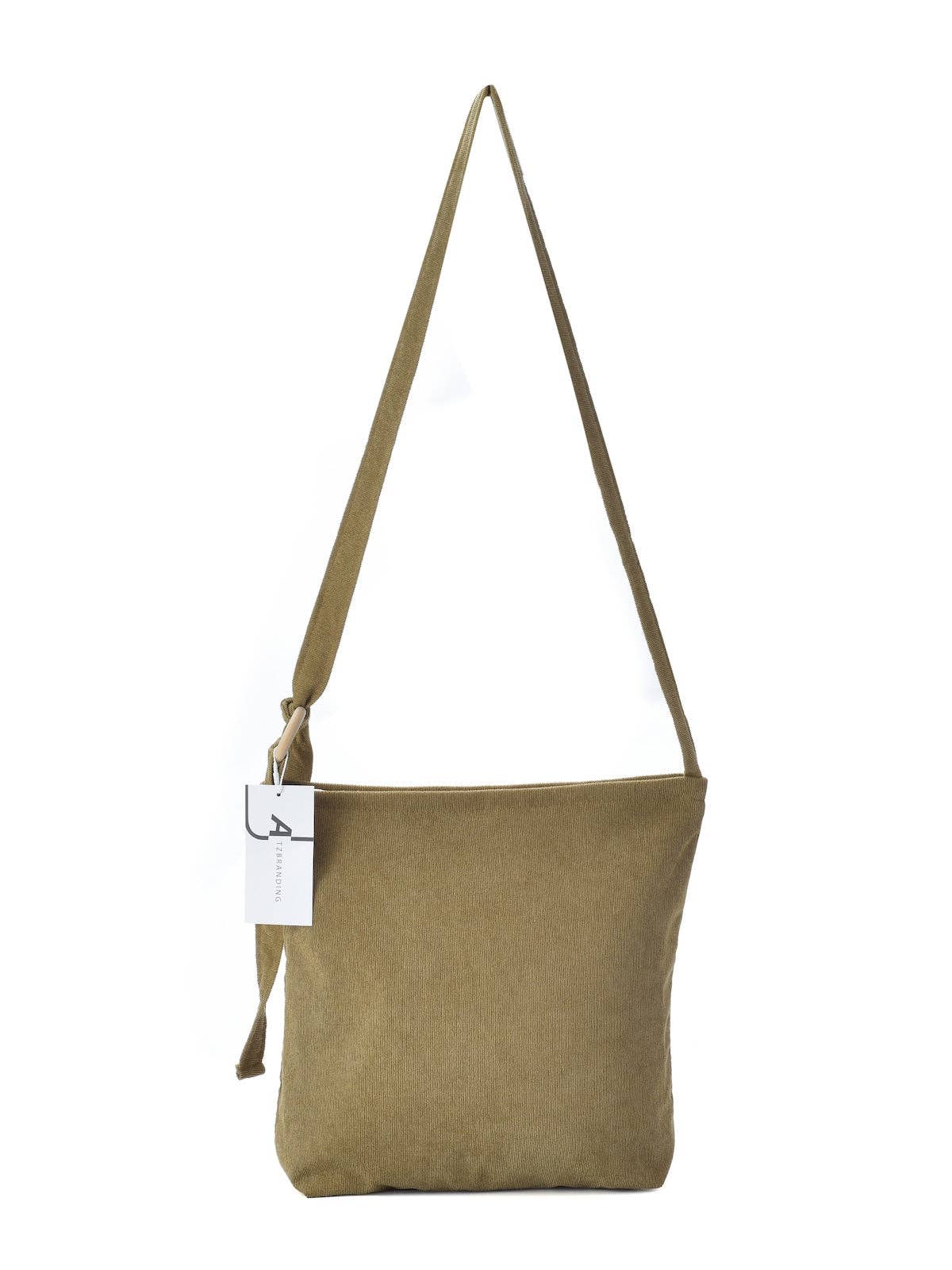 Funkyrel® Atzbranding Limited - Wholesale Shoulder Bag - Women's - Cosbai - Vintage Solid Corduroy Shoulder Bag7