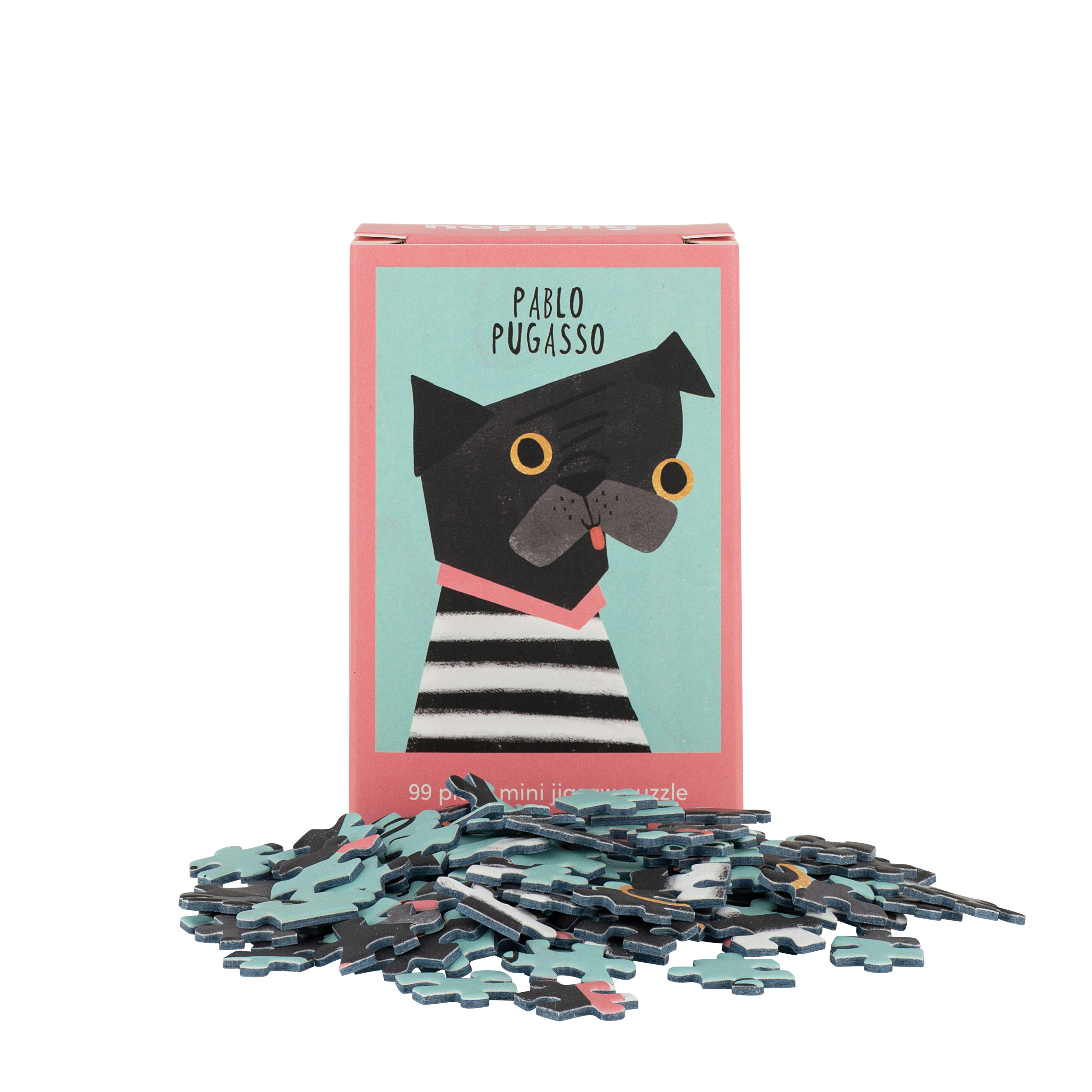 Happily Puzzles – Engroshandel Puslespil - Voksen – Pablo Pugcasso - 99 dele mini puslespil0