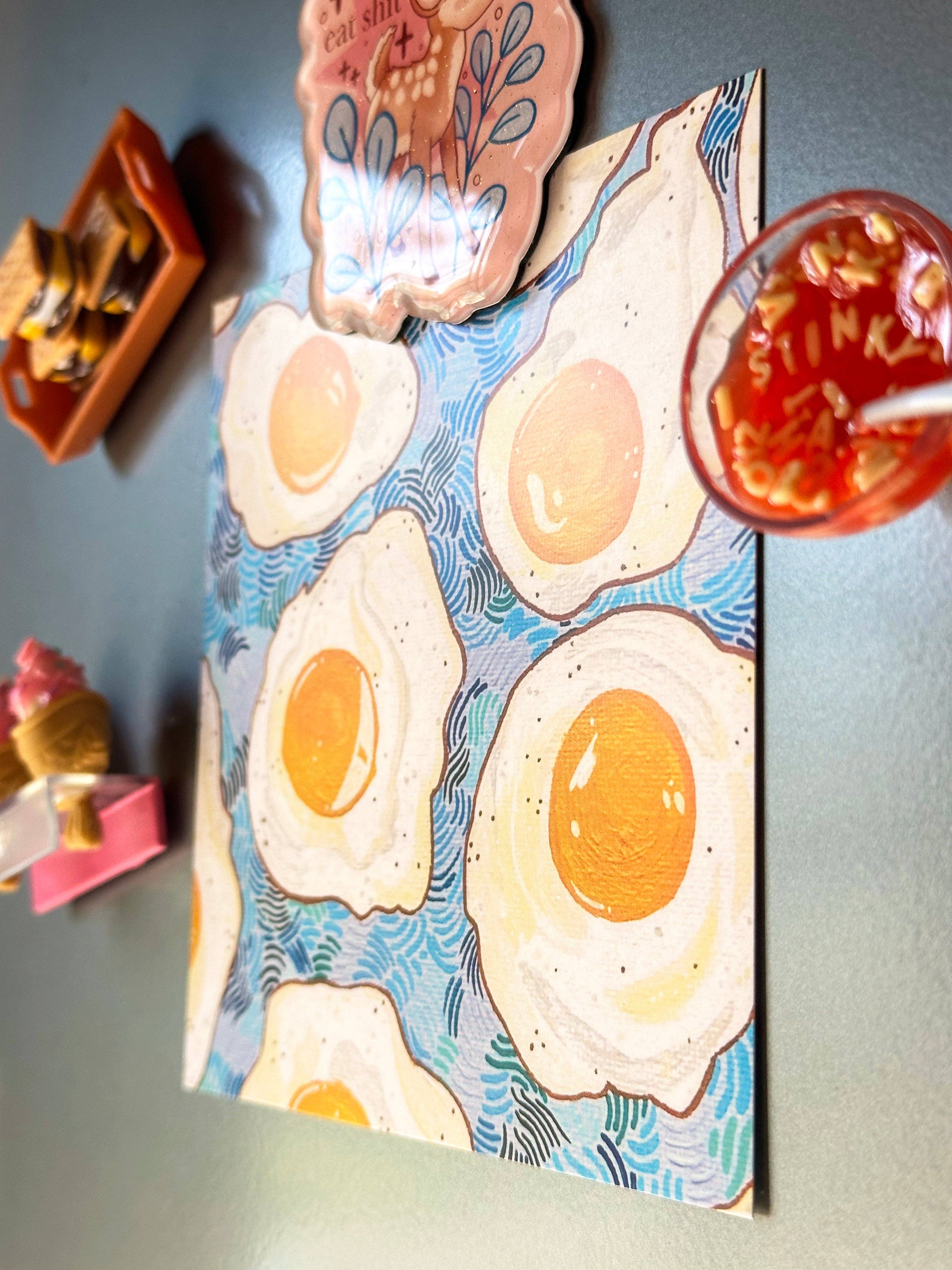 lu bremer design - Wholesale Art Print - eggs square mini art print - 5x53