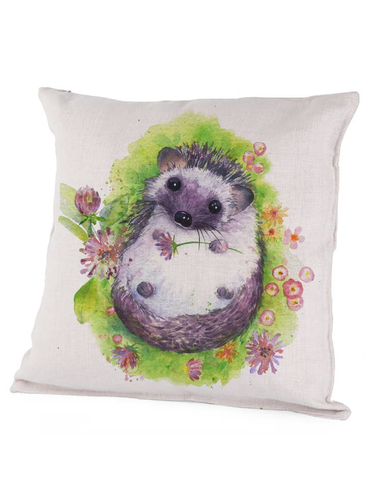 Capa de Almofada (Lona) 16x16" - Por Detrás da Sebe - Ouriço por atacado de Oladesign