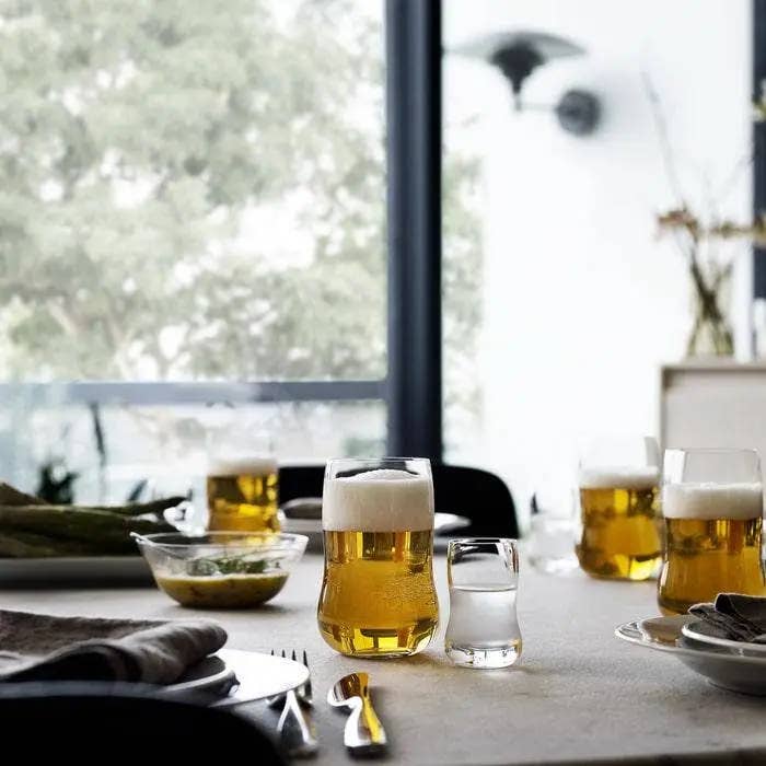 Danish Design Collective - Wholesale Drinking Glass/Cup - Holmegaard - Future - Organically Curved Glass Tumblers Set6