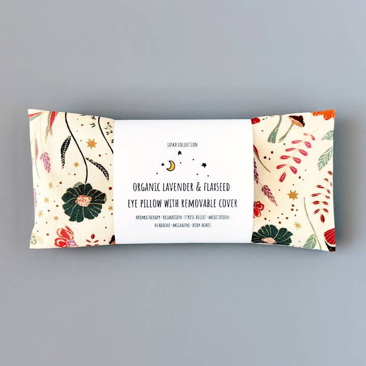 Laska Collection - Wholesale Sleep/Eye Mask - Lavender Eye Pillow w/ Removable Cover - Wilderness1