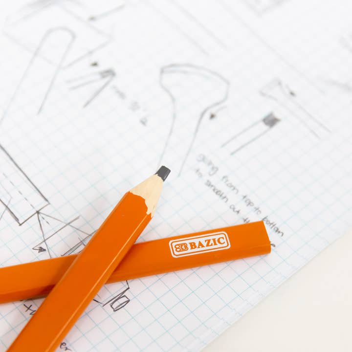 Luna Office Supply - Everyday Essential - Wholesale Pencil - Carpenter's Pencil - Pack of 54