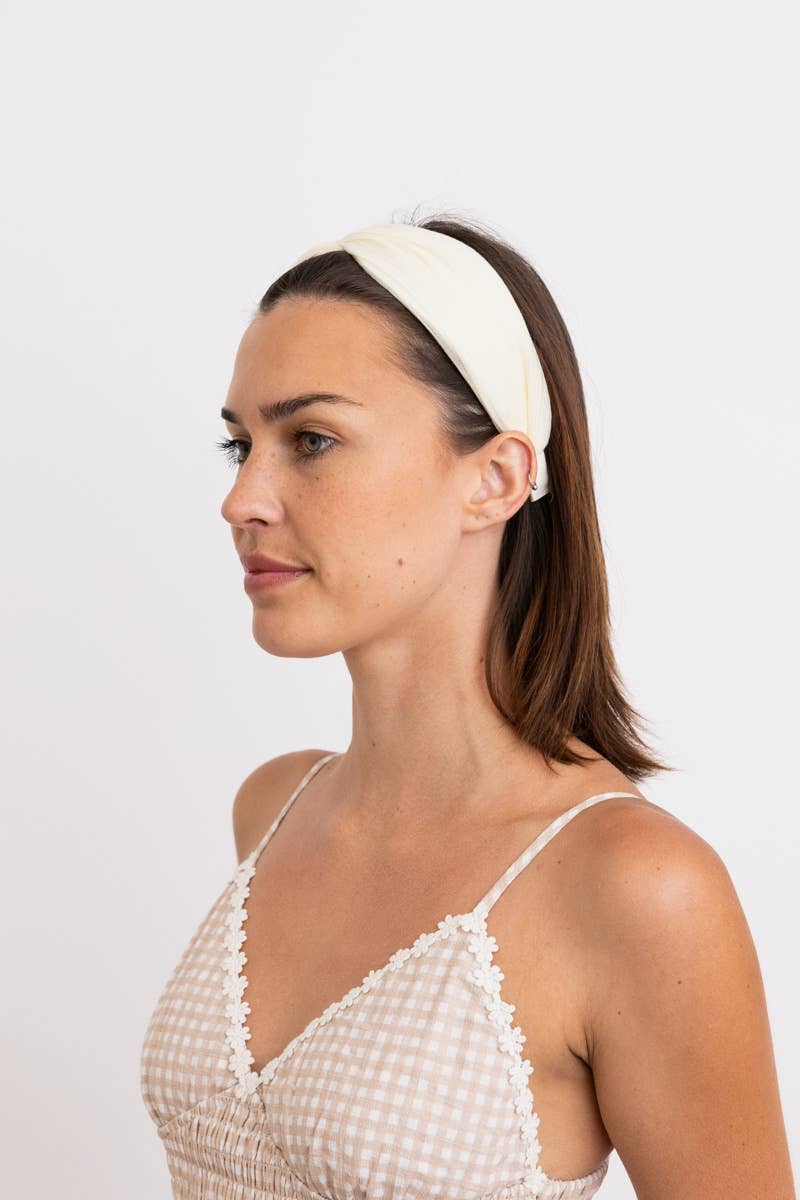 Leto Accessories – wholesale Fashion headband – women's – Pleated Solid Color Summer Headband ☀️9