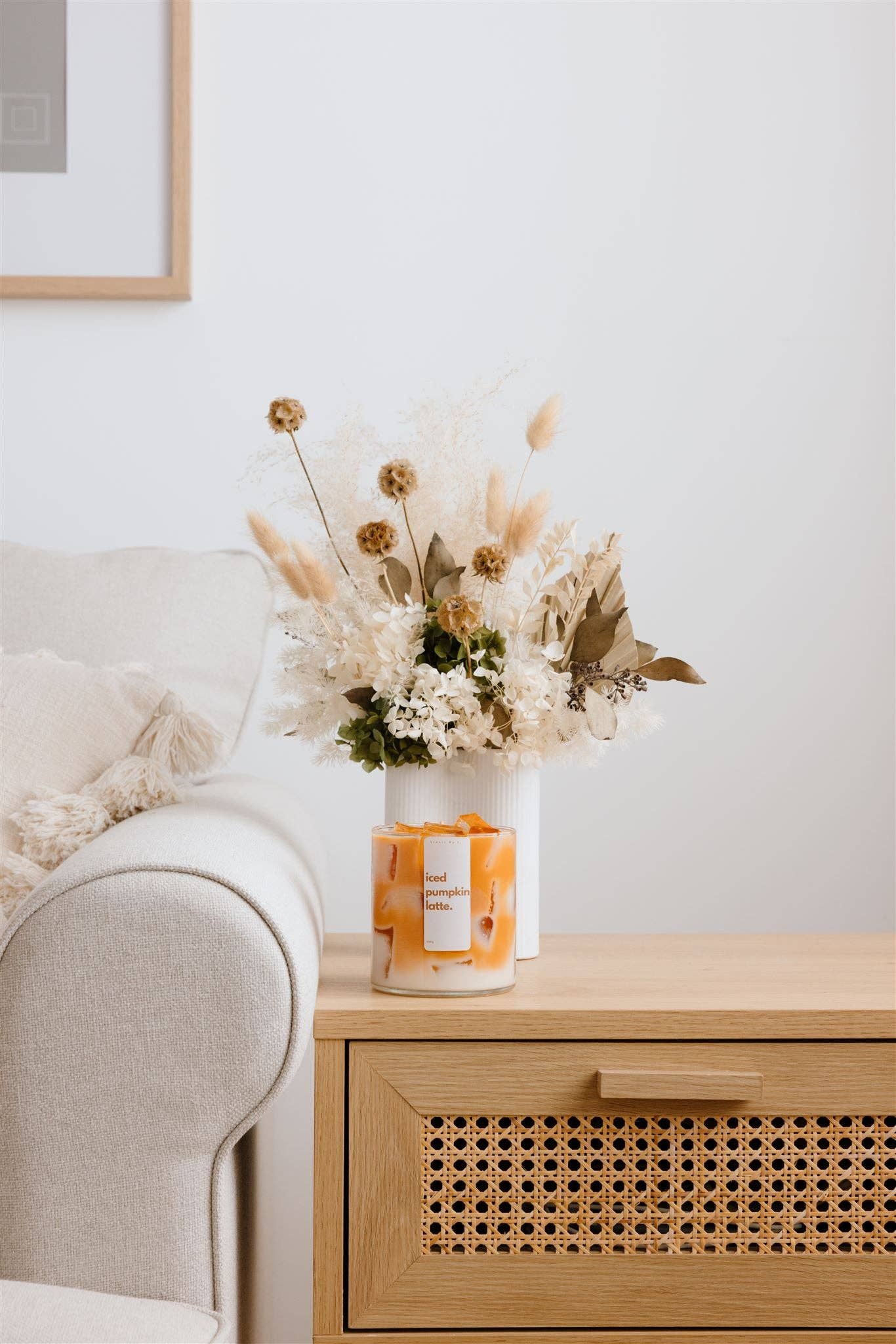 Scents By C. - Wholesale Jar/filled candle - Iced Pumpkin Spice Maple Latte Candle1