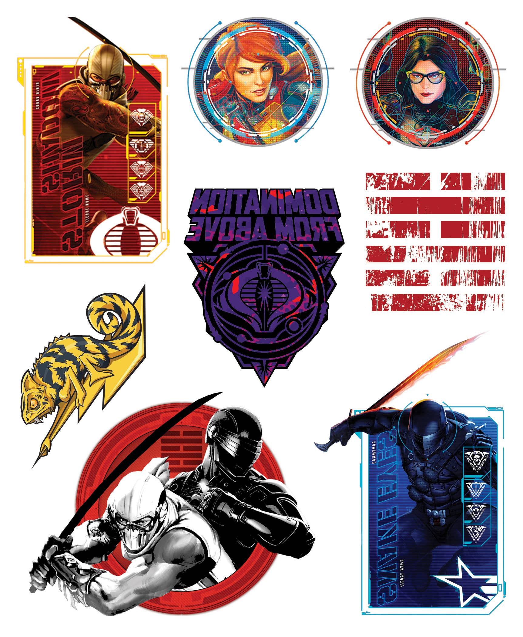 Savvi - Wholesale Temporary Tattoo - Kids - GI Joe - Tattoo Pouch - LP33462.AA-016