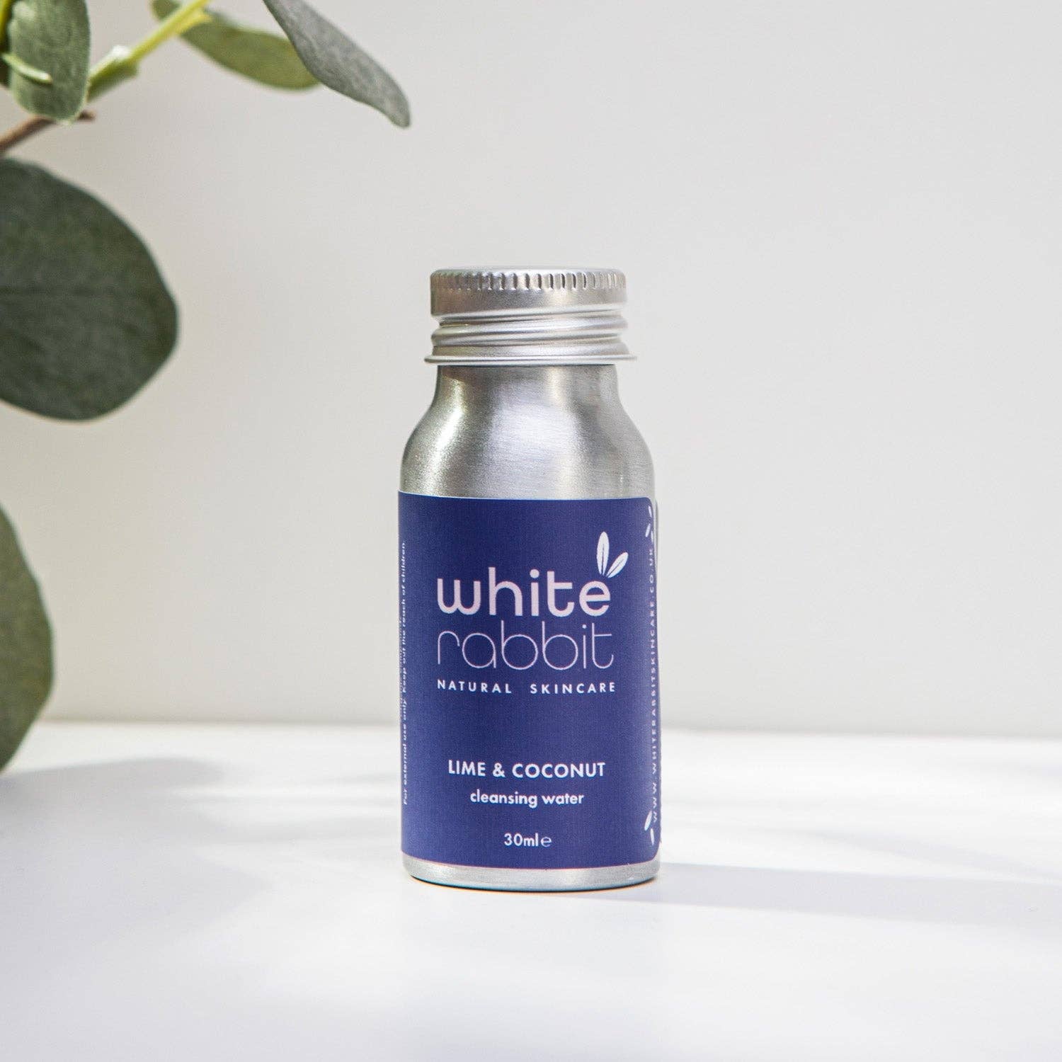 White Rabbit Skincare – wholesale Facial cleanser – Lime & Coconut Cleansing Water - 30ml travel size