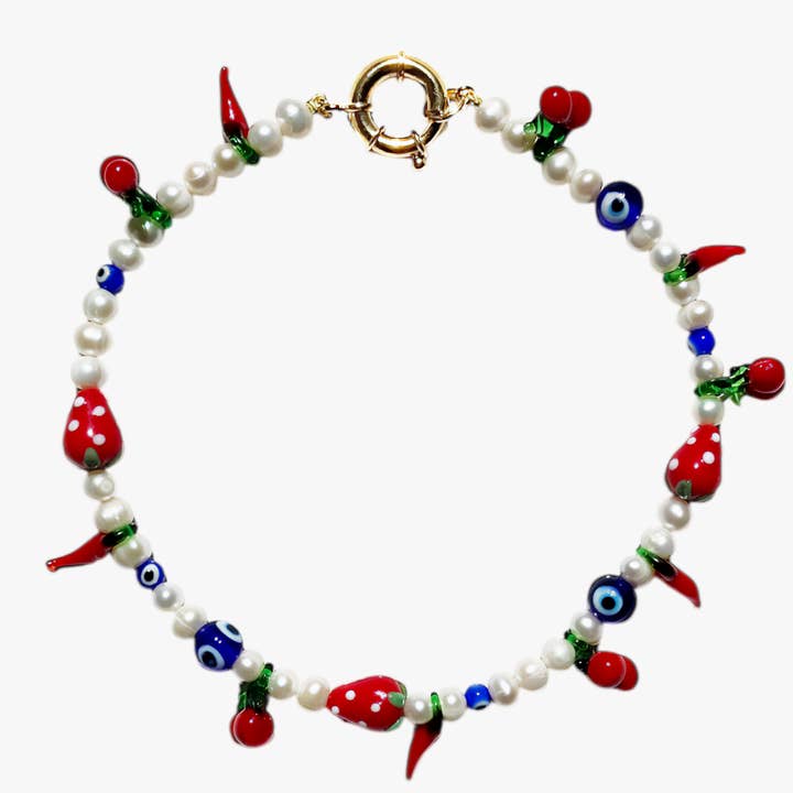 HELLES - Wholesale Beaded/Pearl Necklace - YUMMY NECKLACE