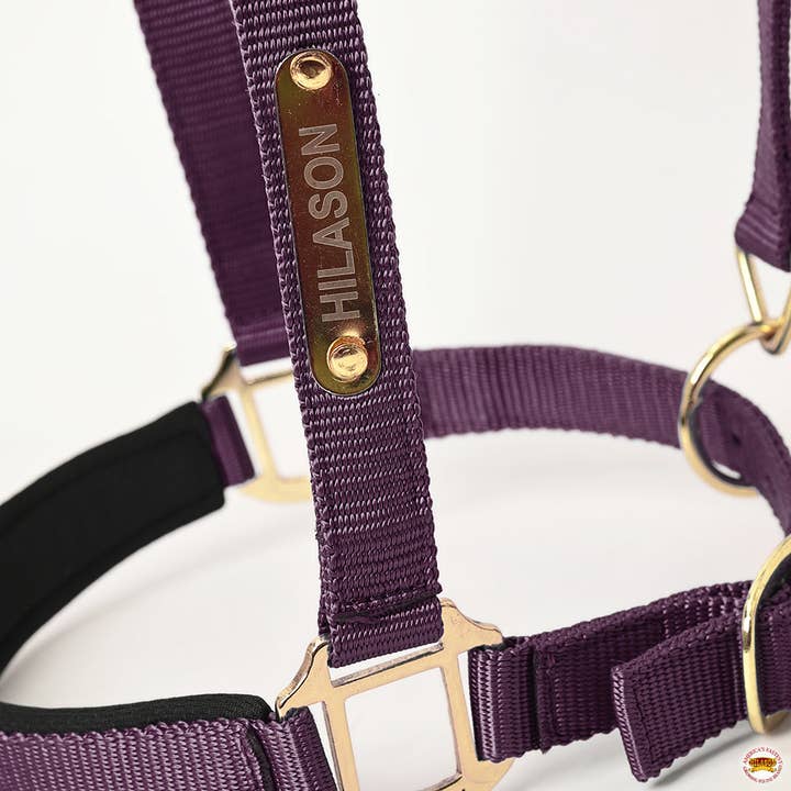 Wine Western Horse Top Grade Nylon Comfortable Flexible Halter for wholesale on Faire