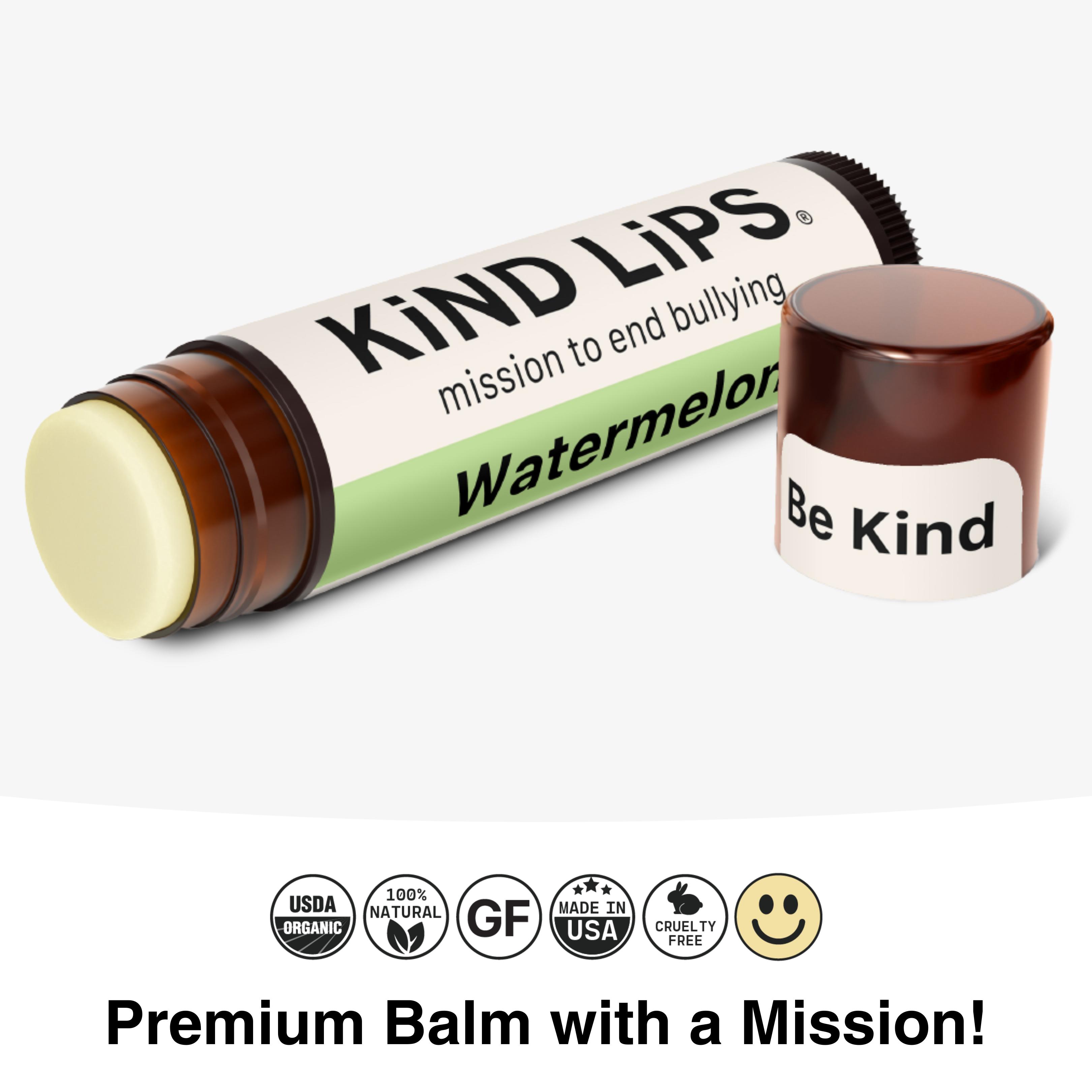 Kind Lips - Wholesale Lip Balm - Watermelon Lip Balm, Organic, Natural, Clean, 10 Pack Calm2