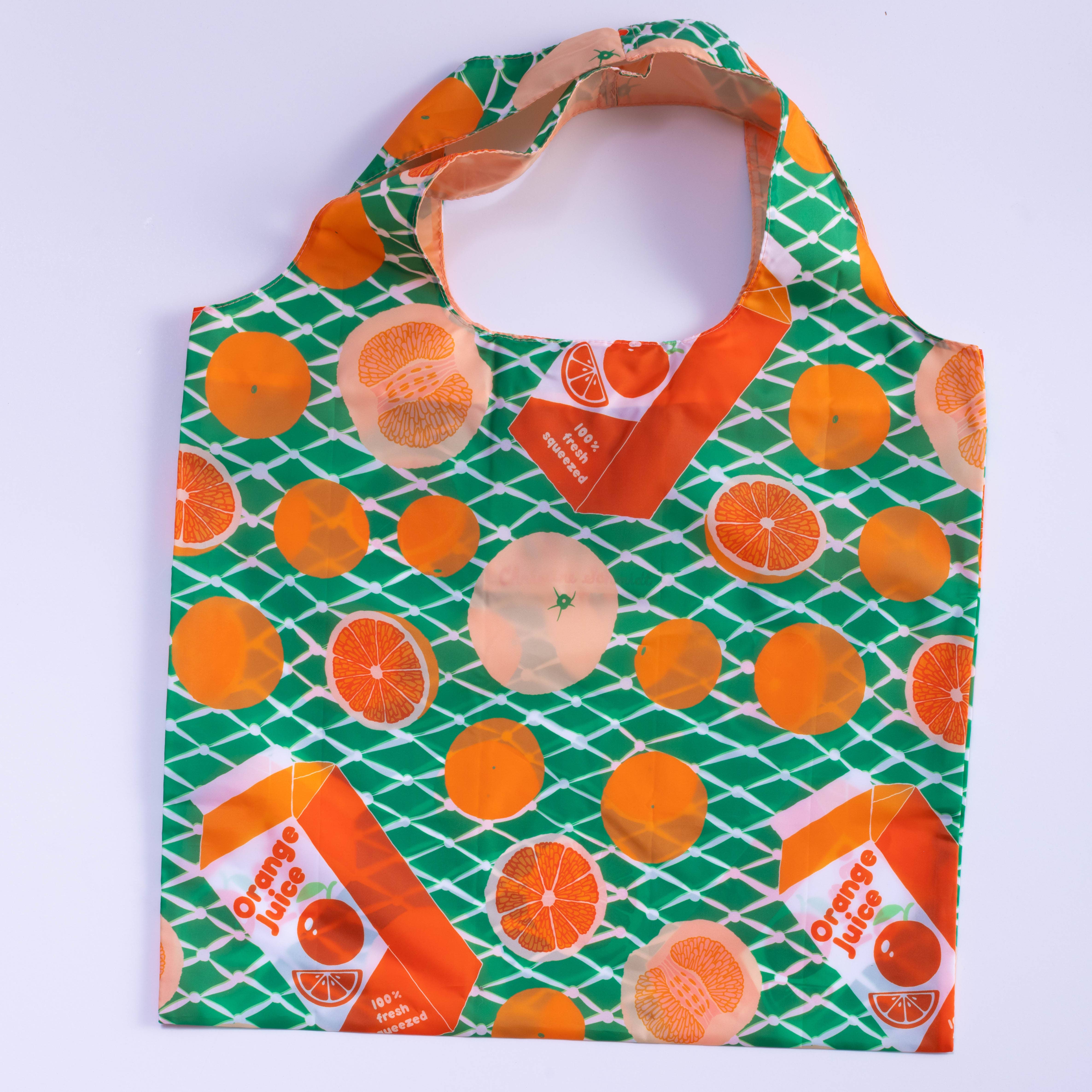 Yellow Owl Workshop - Wholesale Grocery/Shopping Bag - Oranges Art Sack® - Eco-Friendly Reusable Fruit Tote Bag1
