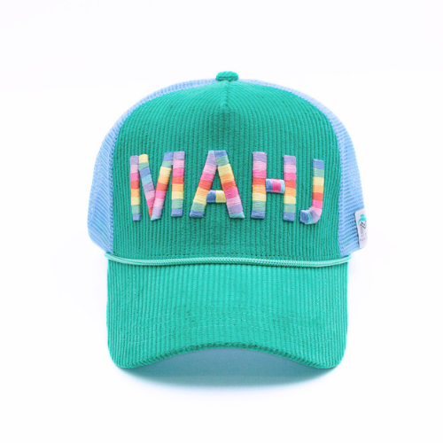My Fair Mahjong - Wholesale Trucker Hat - Women's - MAHJONG HAT | Corduroy Trucker | MAHJ7