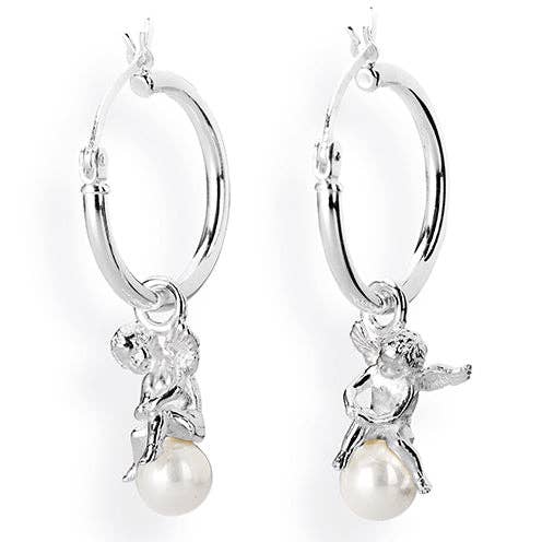 Style & Go sitzender Engel Einhänger für Creolen aus Silber für den Großhandel von Heartbreaker designd by Drachenfels