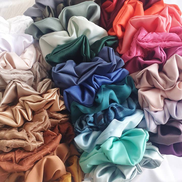 MlleChouChou - Wholesale Scrunchie - Women's - Maxi Satin Wedding Scrunchie3