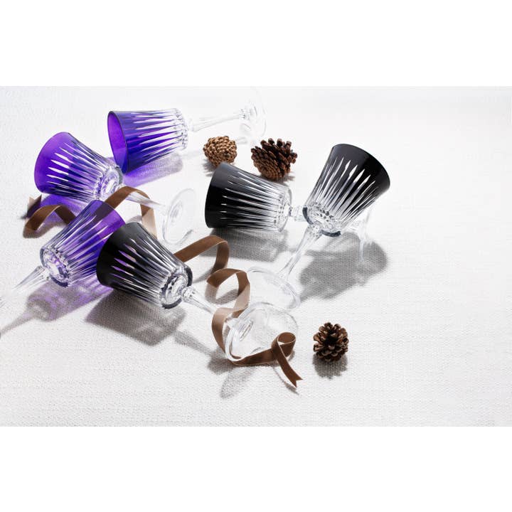 Barski - Wholesale Wine Glass - Onyx White Wine Glass Assorted, 7.5 oz. Set of 63