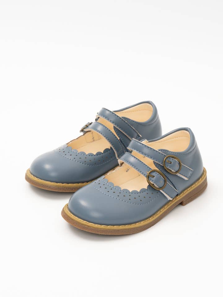 Marie Nicole Clothing - Wholesale Dress Shoes - Kids - Double Buckle Mary Jane Hard Sole Shoes