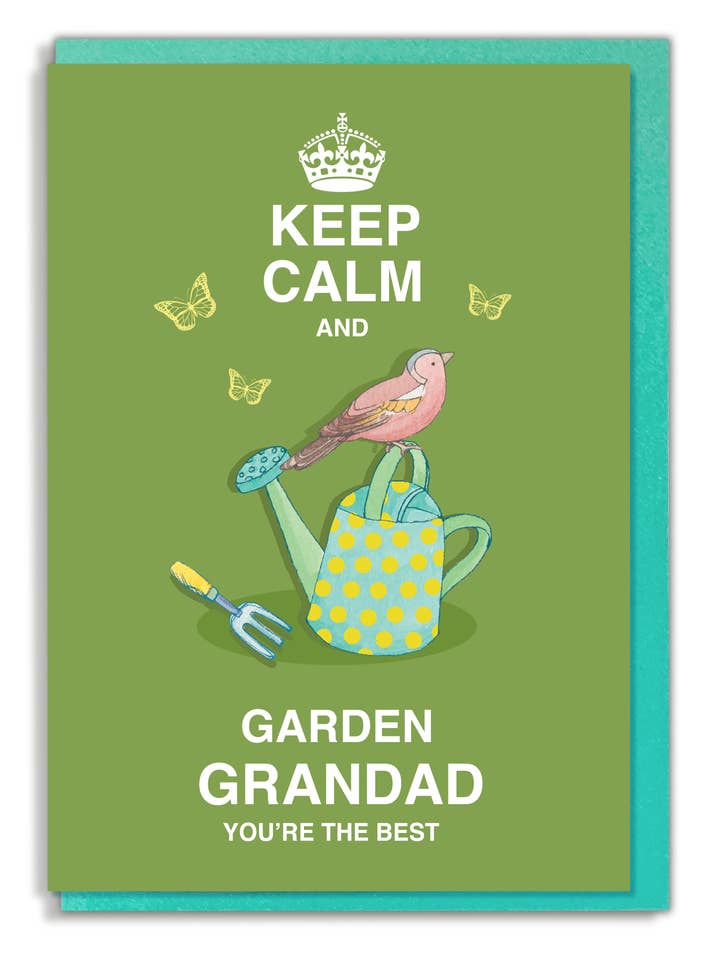 Cartão Keep Calma e Jardim Grandad por atacado de HOOLI MOOLI