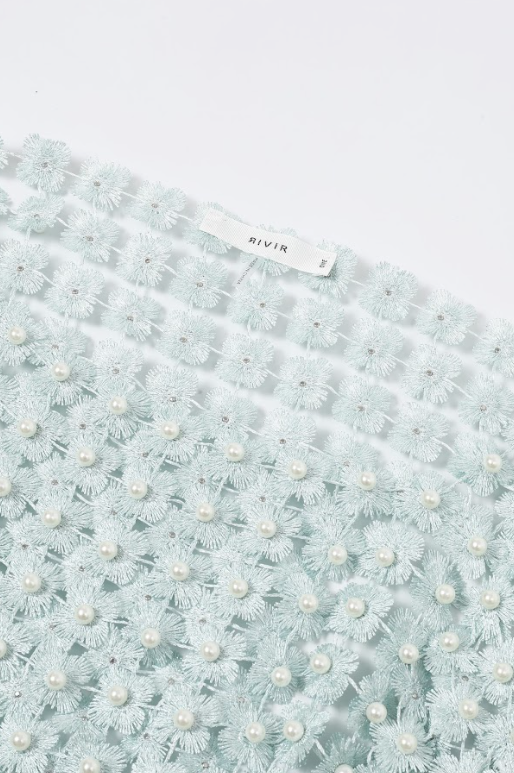 RIVIR - Vendita all'ingrosso Camicetta - Donna - TOP ALL'UNCINETTO CON PERLINE9