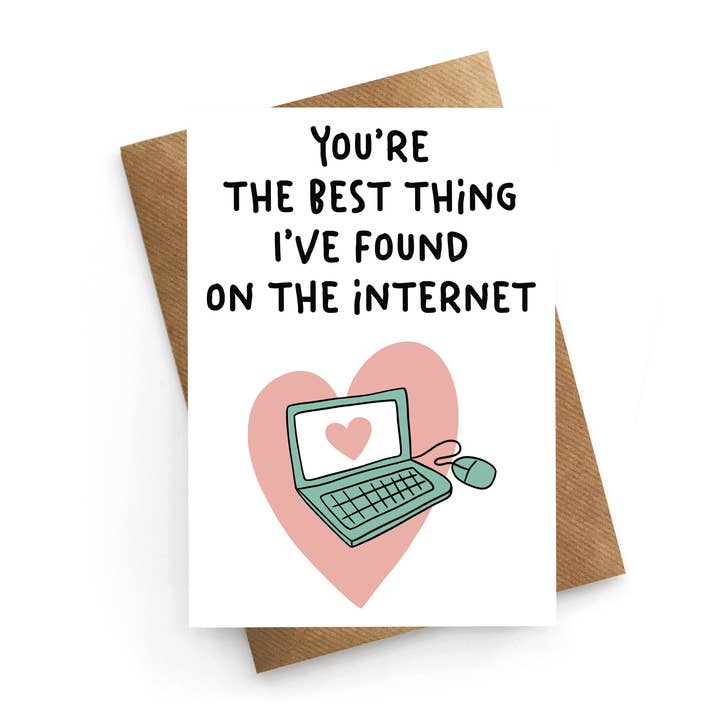 Best Thing I've Found - Valentines Card for wholesale by STUCK SHOP GIFTS