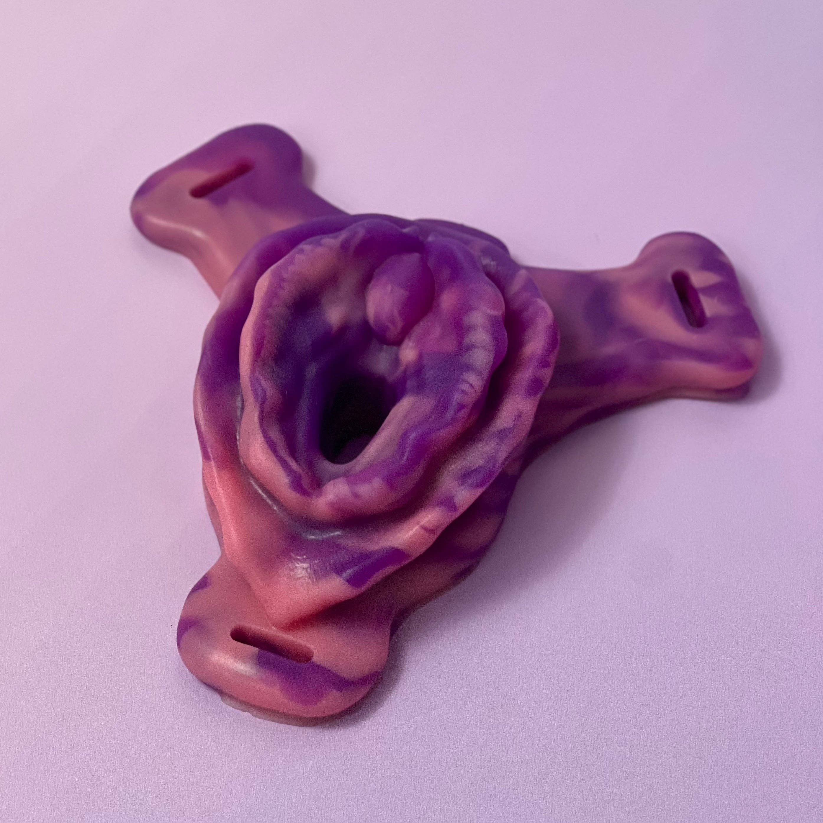 Yoni Pleasure Palace - Wholesale Sex toy - The Ryda - Vulva Silicone Grinder and Pleasure Wand Holder4