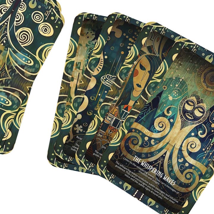 Ibiza Tarot USA - Wholesale Tarot Cards - Njord - Sea's Keeper Oracle Deck Cards - Embracing the ebb and flow of life's currents like the god of seas