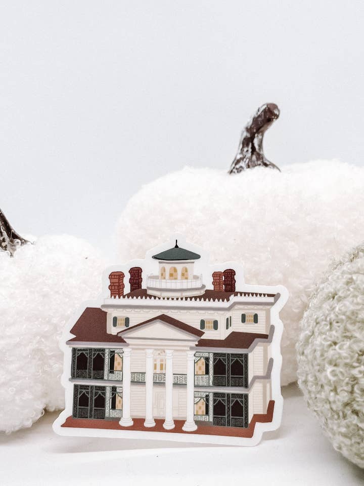 Autocollant Haunted Mansion pour la vente par Alyse Yvonne Designs