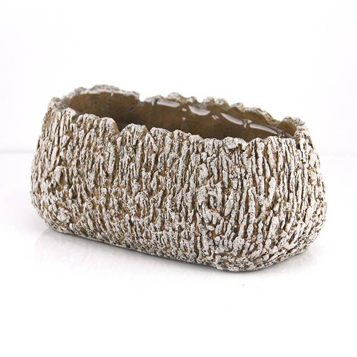 9,5 „lang | Keramische raamtuin stollingsplantenbak, zand voor wholesale door Galore Home