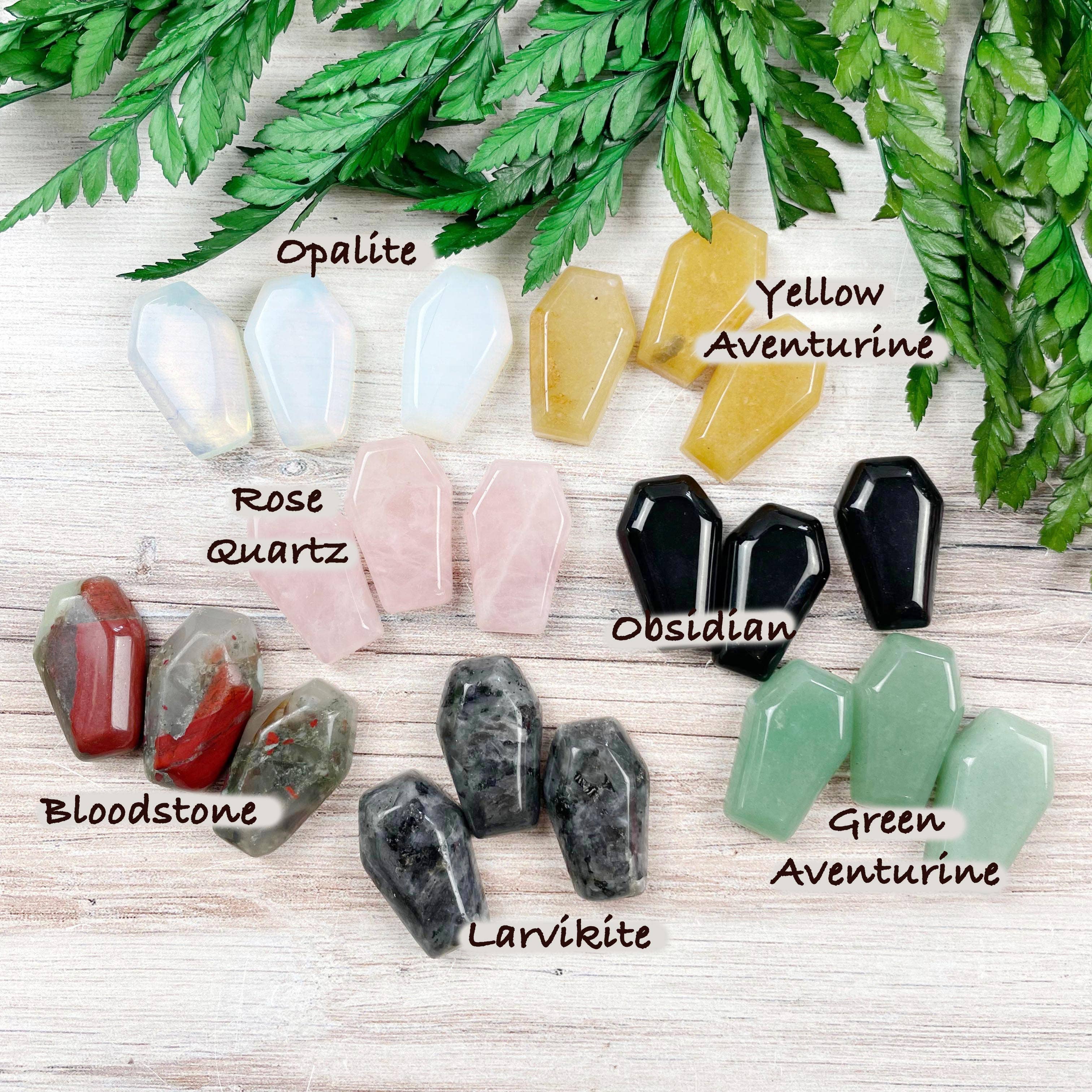 Ewelina Pas Jewelry – Pedra/cristal espiritual por atacado – Pedra de bolso de pedra preciosa mini caixão6