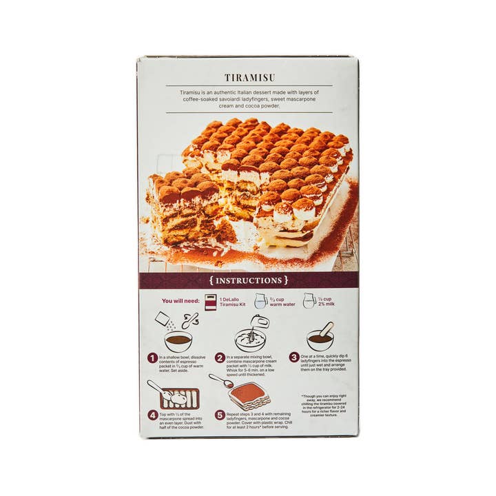 Delallo - Wholesale DIY Food Kit - DeLallo Tiramisu Kit