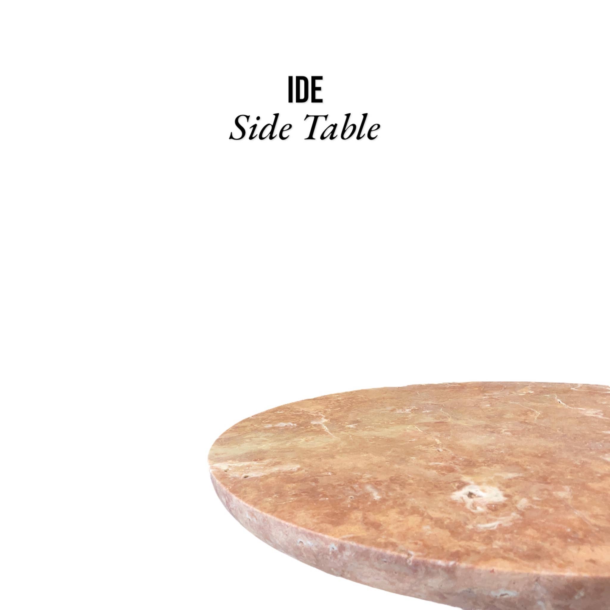 HAAND Craft – Engroshandel Tebord – IDE Røde Travertin Sideborde – Kombiner som Sofabord8