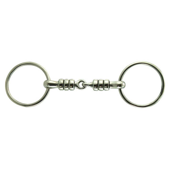 Intrepid International - Wholesale Horseback Riding Gear - Stainless Steel Loose Ring Cherry Roller Bit
