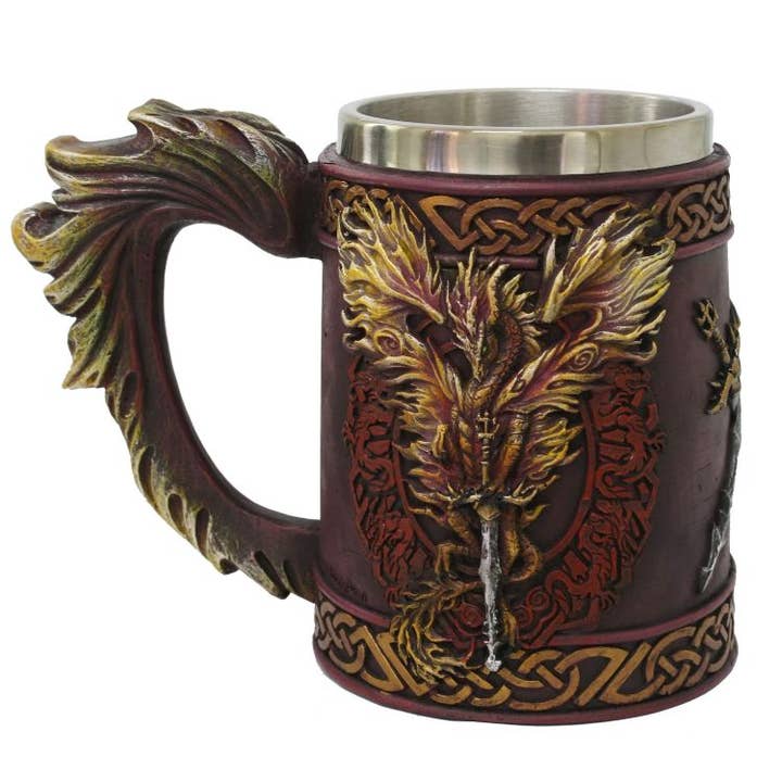Pacific Trading - Wholesale Beer glass/mug - Flame Blade Tankard Mug